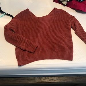 Boutique knot back sweater